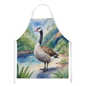 Hawaii Hawaiian Goose Apron Cooking Kitchen Server Baking Crafts Gardening for Adult Women Men, Unisex, Large, Multicolor