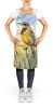 Kansas Western Meadowlark Apron Cooking Kitchen Server Baking Crafts Gardening for Adult Women Men, Unisex, Large, Multicolor