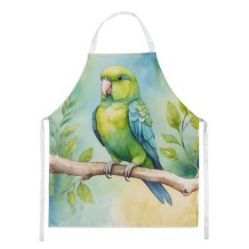 Parrotlet Apron Cooking Kitchen Server Baking Crafts Gardening for Adult Women Men, Unisex, Large, Multicolor