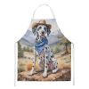 Dalmatian Cowboy Welcome Apron Cooking Kitchen Server Baking Crafts Gardening for Adult Women Men, Unisex, Large, Multicolor