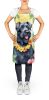 Giant Schnauzer Luau Apron Cooking Kitchen Server Baking Crafts Gardening for Adult Women Men, Unisex, Large, Multicolor