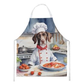 Pointer The Chef Apron Cooking Kitchen Server Baking Crafts Gardening for Adult Women Men, Unisex, Large, Multicolor