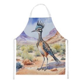 New Mexico Greater Roadrunner Apron Cooking Kitchen Server Baking Crafts Gardening for Adult Women Men, Unisex, Large, Multicolor