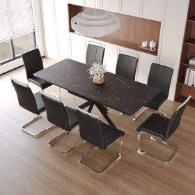 extensible Dining Table Table Set for 6-8 Person for Dining Room