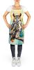 Great Horned Owl Apron Cooking Kitchen Server Baking Crafts Gardening for Adult Women Men, Unisex, Large, Multicolor