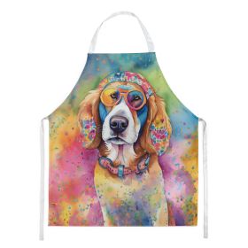 Hippie Dawg Apron Cooking Kitchen Server Baking Crafts Gardening for Adult Women Men, Unisex, Large, Multicolor