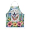 Great Pyrenees Luau Apron Cooking Kitchen Server Baking Crafts Gardening for Adult Women Men, Unisex, Large, Multicolor