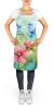 Alaska Forget-me-nots in Watercolor Apron Cooking Kitchen Server Baking Crafts Gardening for Adult Women Men, Unisex, Large, Multicolor