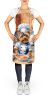 Yorkie Yorkshire Terrier The Chef Apron Cooking Kitchen Server Baking Crafts Gardening for Adult Women Men, Unisex, Large, Multicolor