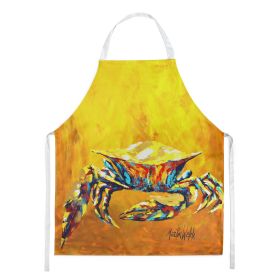 Crab Called the Bigger Jigger Apron Cooking Kitchen Server Baking Crafts Gardening for Adult Women Men, Unisex, Large, Multicolor