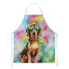 Dachshund Hippie Dawg Apron Cooking Kitchen Server Baking Crafts Gardening for Adult Women Men, Unisex, Large, Multicolor