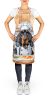 Black and Tan Coonhound The Chef Apron Cooking Kitchen Server Baking Crafts Gardening for Adult Women Men, Unisex, Large, Multicolor