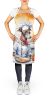 Italian Greyhound The Chef Apron Cooking Kitchen Server Baking Crafts Gardening for Adult Women Men, Unisex, Large, Multicolor