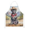 Cane Corso Cowboy Welcome Apron Cooking Kitchen Server Baking Crafts Gardening for Adult Women Men, Unisex, Large, Multicolor