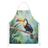 Toucan Apron Cooking Kitchen Server Baking Crafts Gardening for Adult Women Men, Unisex, Large, Multicolor