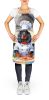 Gordon Setter The Chef Apron Cooking Kitchen Server Baking Crafts Gardening for Adult Women Men, Unisex, Large, Multicolor