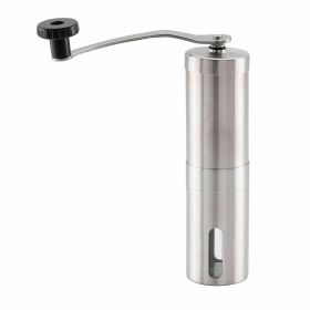 Hand Crank Pepper Conical Burr Grinder Coffee Beans Mill Muller Stainless Steel (Option: Default)