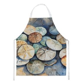 Sand Dollars Apron Cooking Kitchen Server Baking Crafts Gardening for Adult Women Men, Unisex, Large, Multicolor (Default: Default)